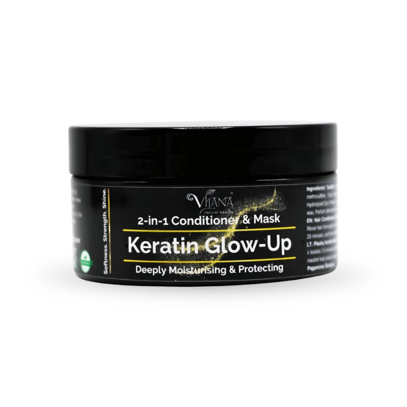 Keratin Glow-Up – kondicionierius ir kaukė 2in1 – Vilana