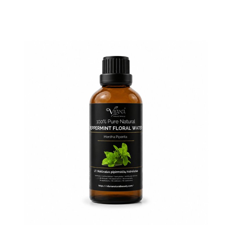 Peppermint Floral Water – Natural Face Toner – Vilana