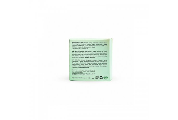 Nature's Power – Shampoo Bar for Greasy Hair – Vilana