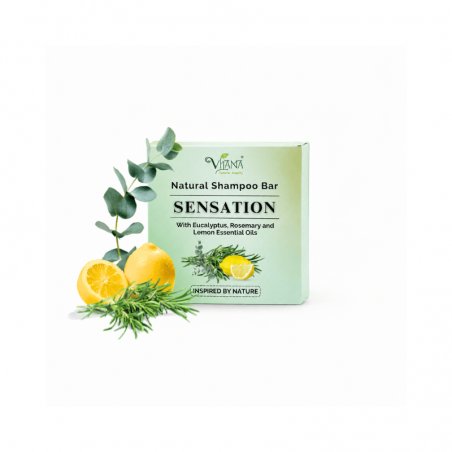 Sensation – Rhassoul Clay Shampoo Bar for Scalp – Vilana