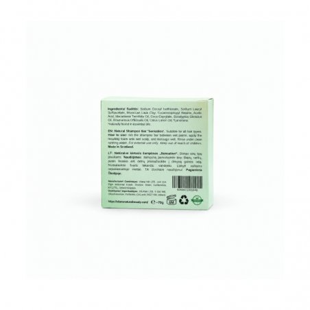 Sensation – Rhassoul Clay Shampoo Bar for Scalp – Vilana