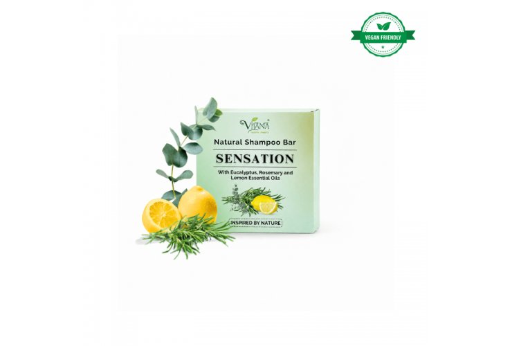Sensation – Rhassoul Clay Shampoo Bar for Scalp – Vilana