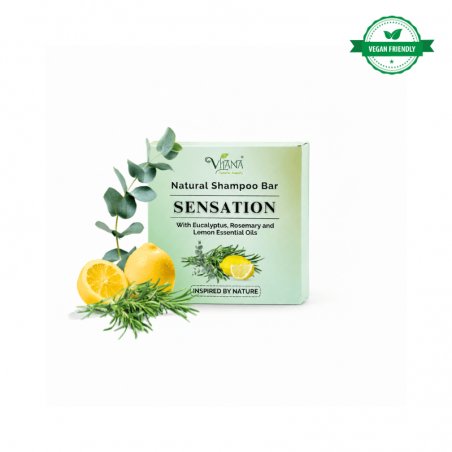 Sensation – Rhassoul Clay Shampoo Bar for Scalp – Vilana