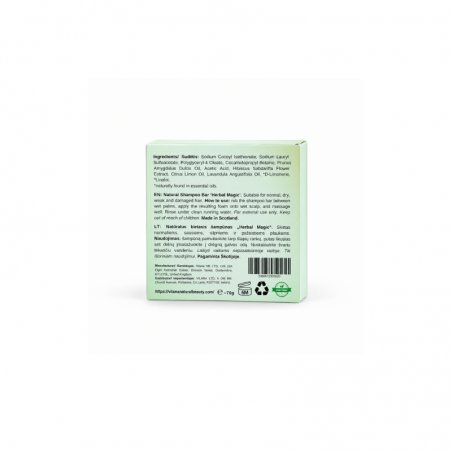 Herbal Magic – Natural Herbal Shampoo Bar – Vilana