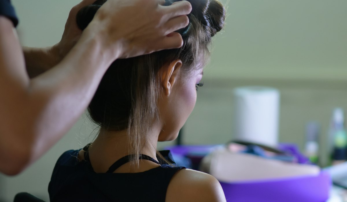 Gentle scalp massage with rosemary oil