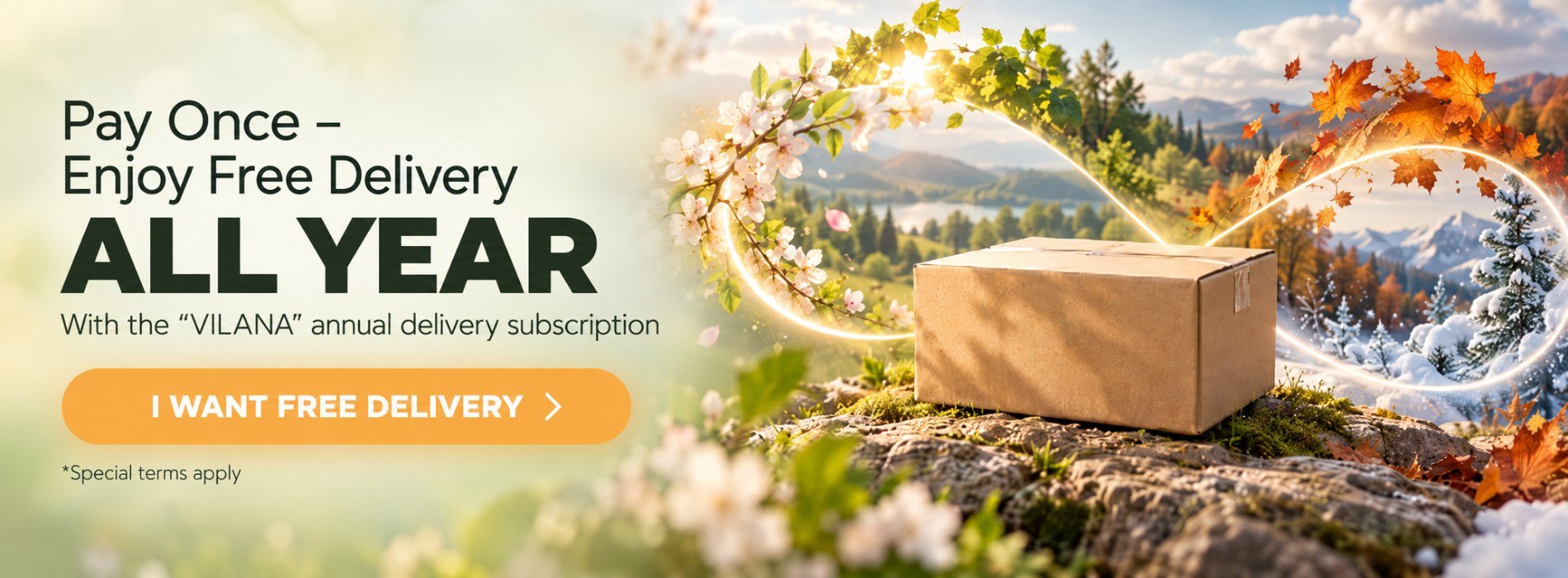 Free delivery all year
